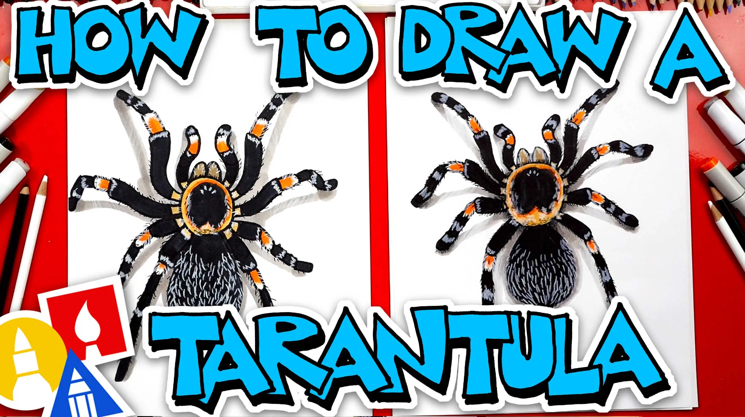 22449 tarantula drawing supplies